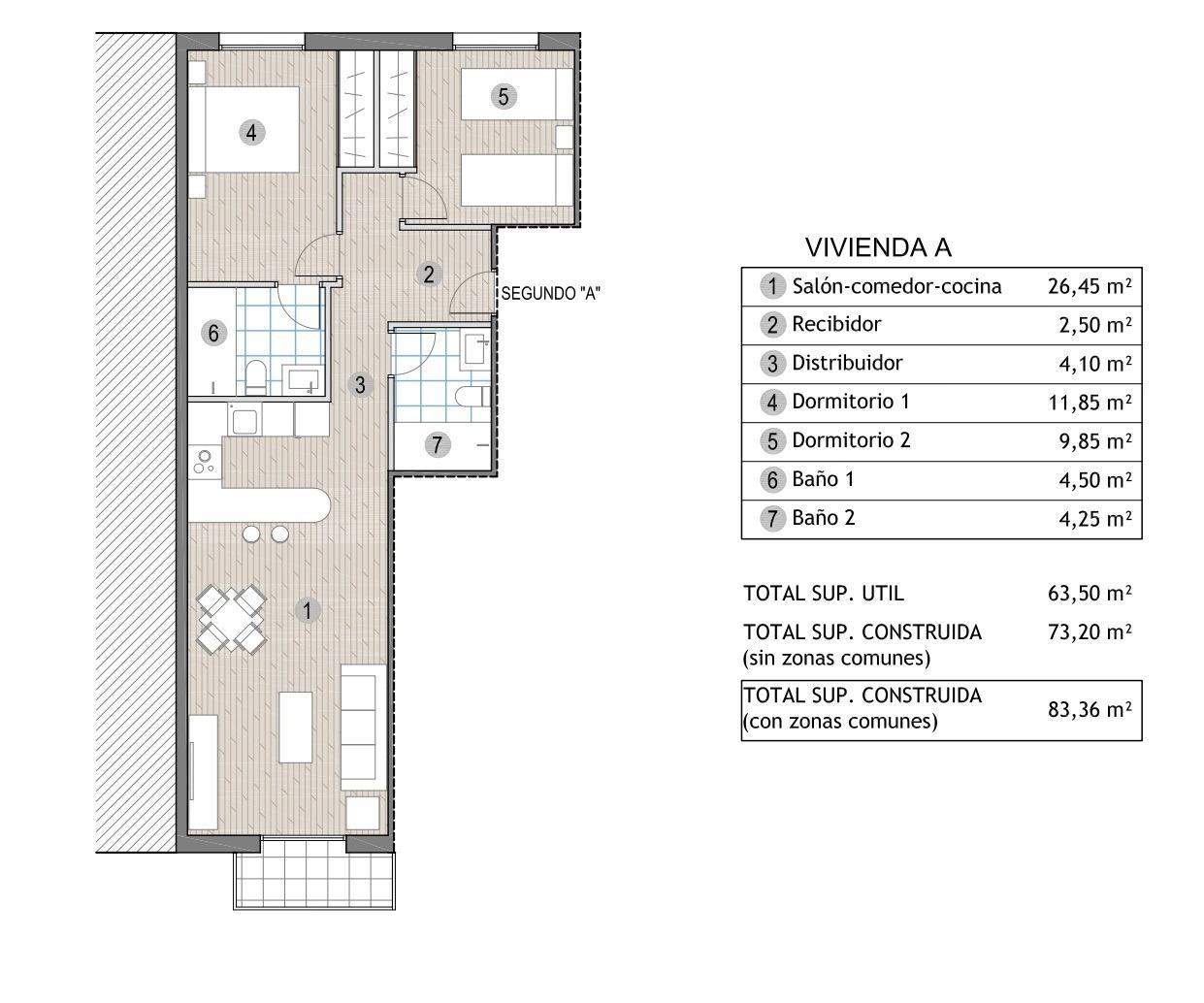 Apartamentos de nueva construcción en Puerto de Mazarrón, a solo 200 metros de la playa — 8