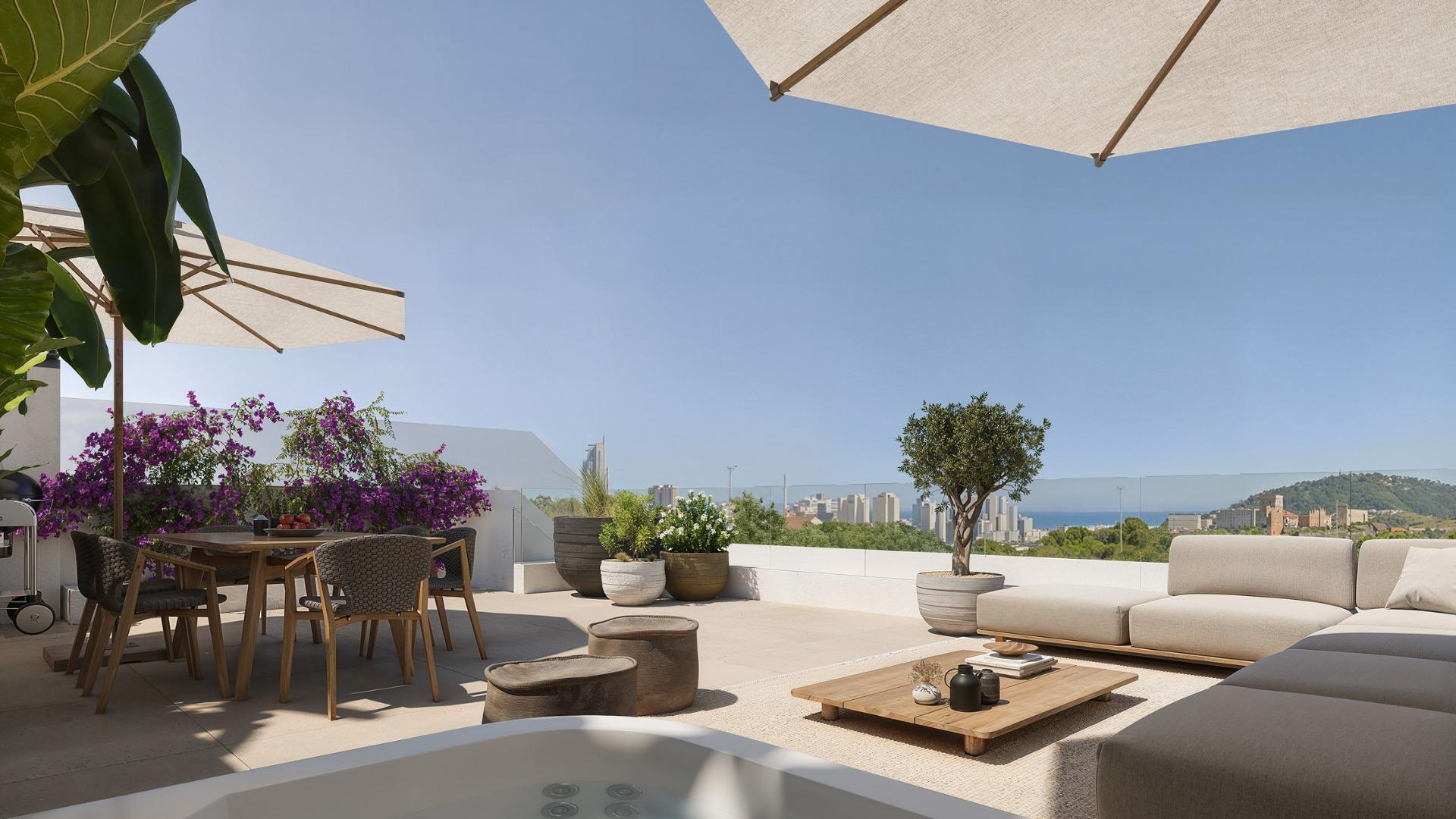 Neubauwohnungen mit Meerblick in Balcon de Finestrat, Costa Blanca — 2