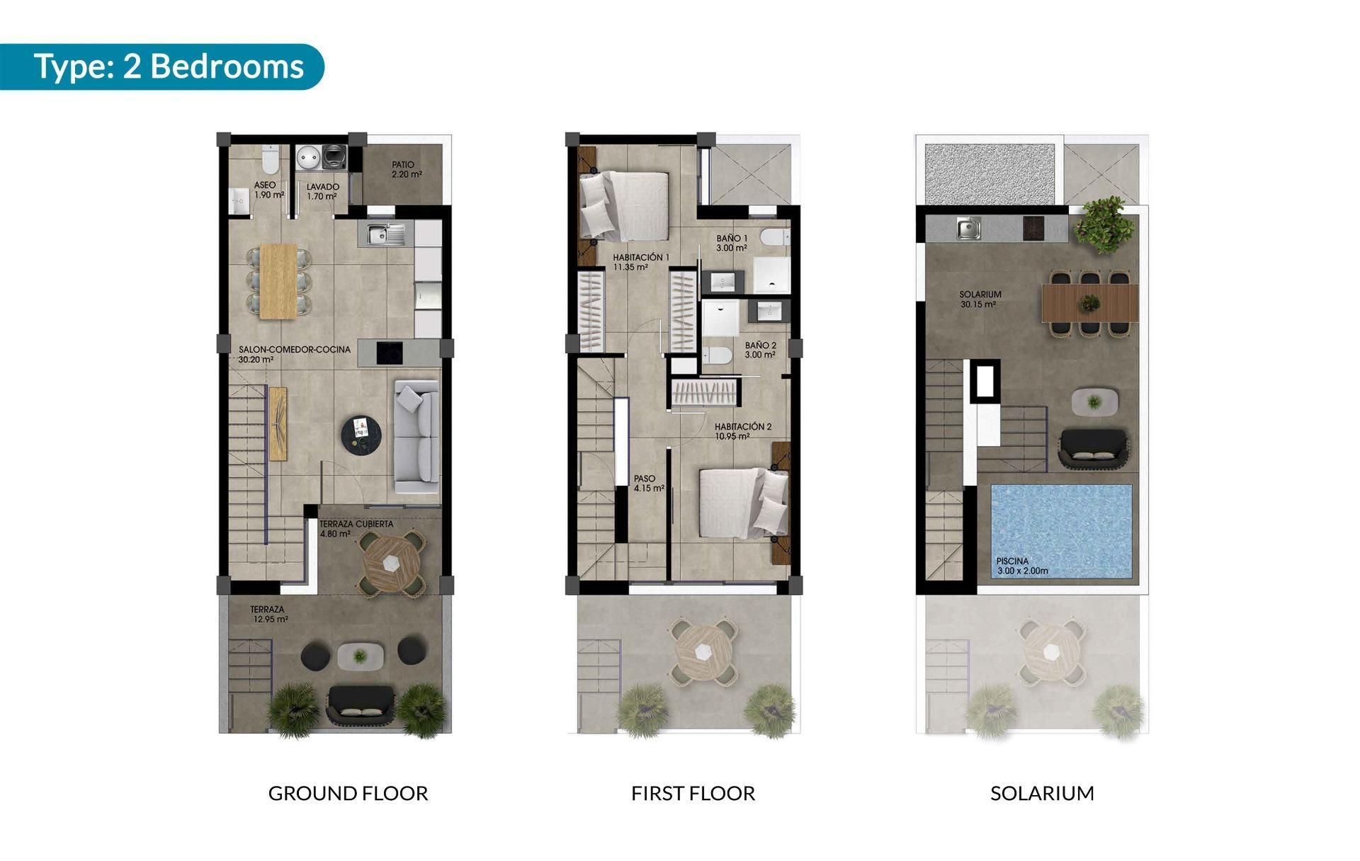 Moderne Stadswoningen in Dolores met gemeenschappelijk zwembad — 11