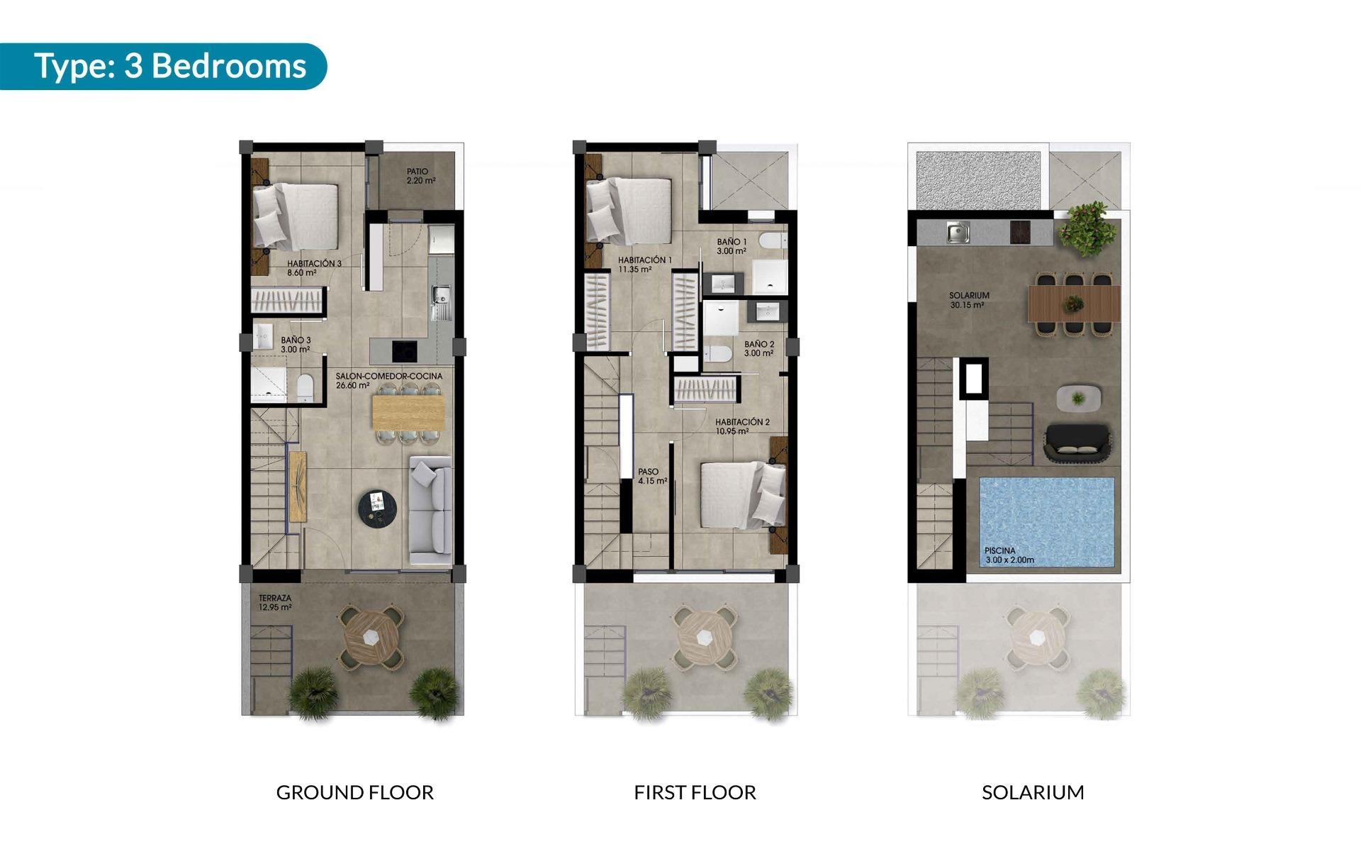 Moderne Stadswoningen in Dolores met gemeenschappelijk zwembad — 12