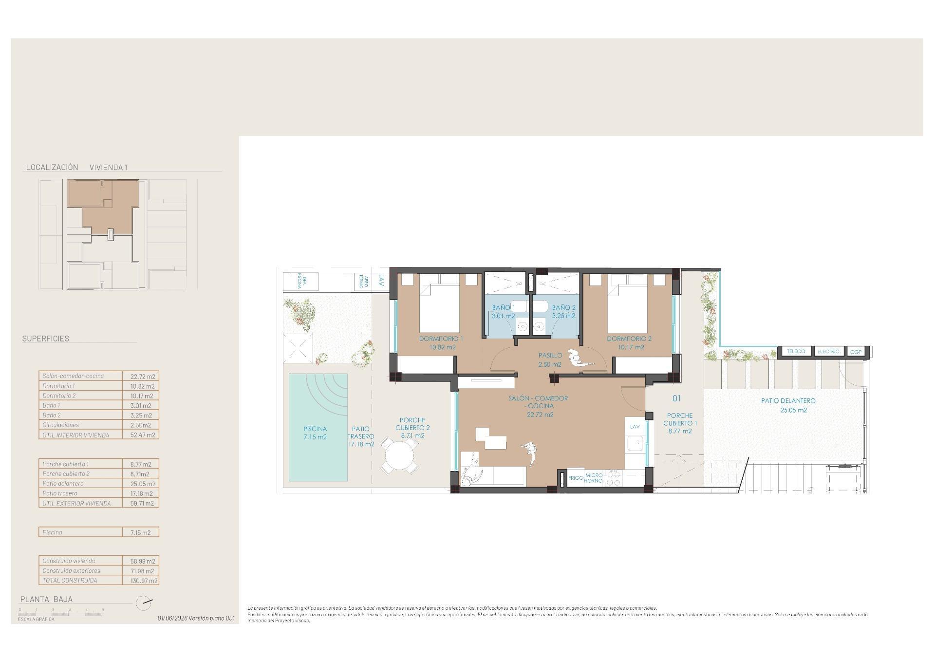 Bungalows neufs exclusifs avec piscine privée à San Pedro del Pinatar — 9