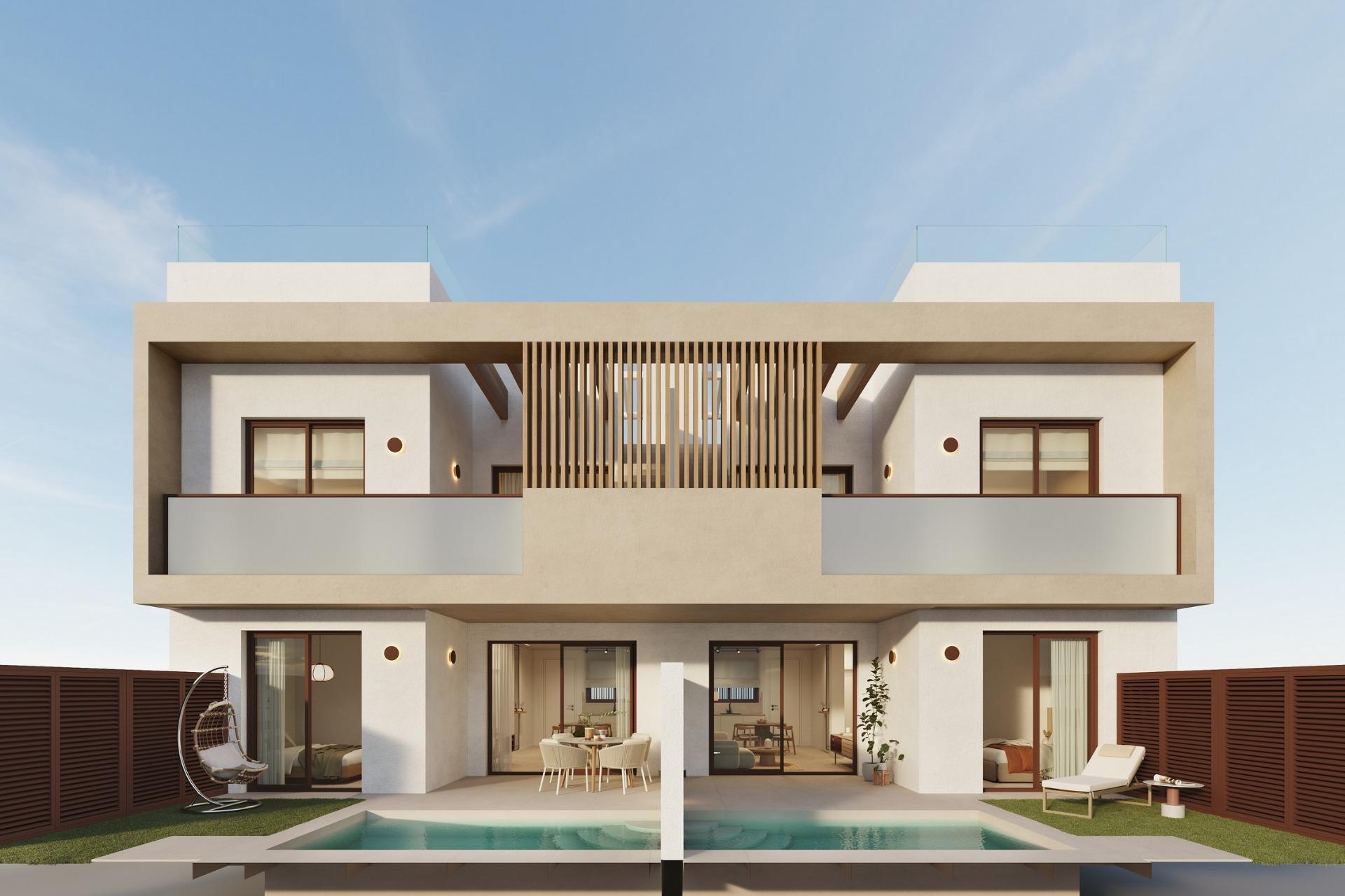 Exclusive New Build Bungalows with private pool in San Pedro del Pinatar