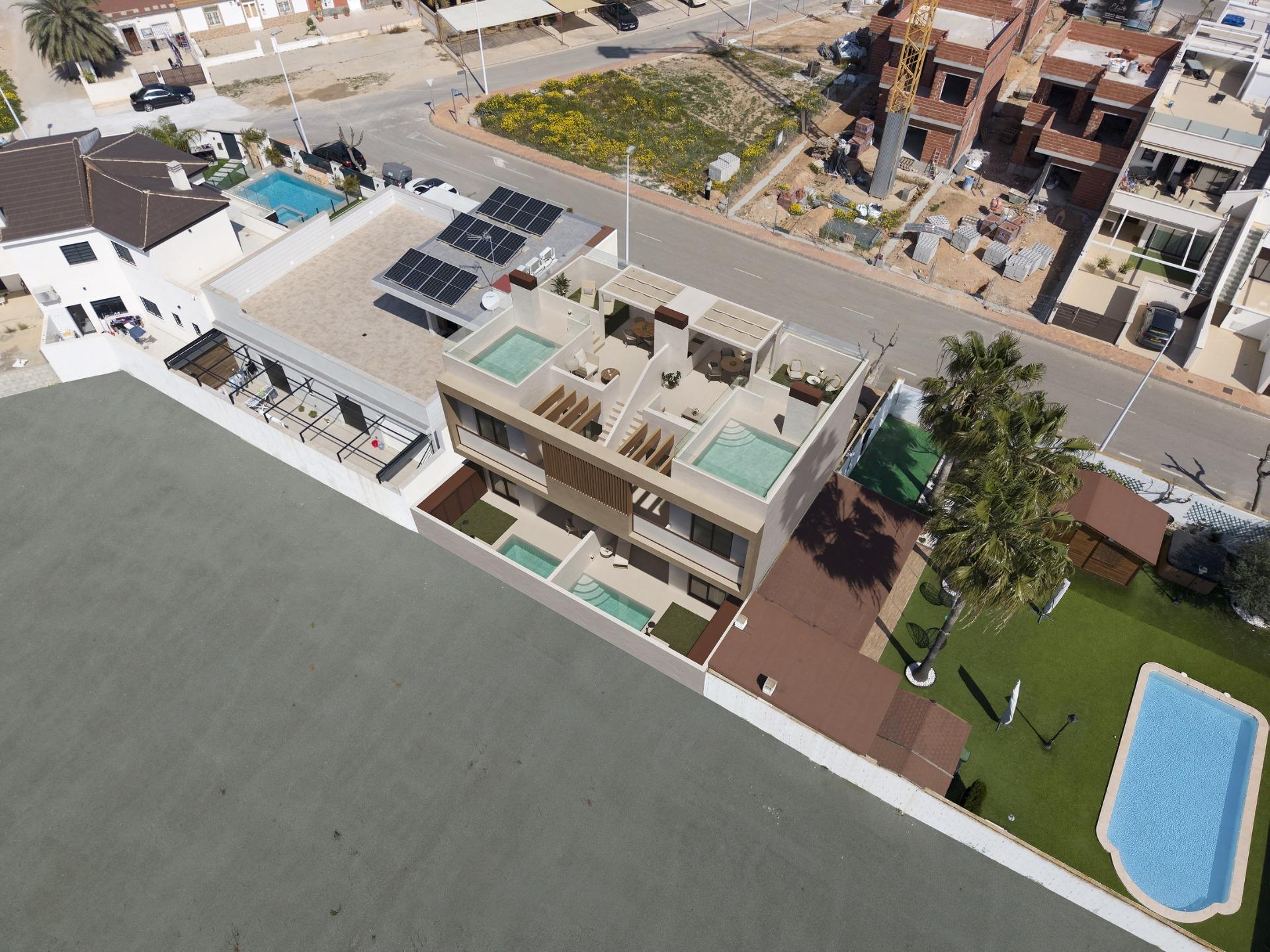 Bungalows neufs exclusifs avec piscine privée à San Pedro del Pinatar — 2