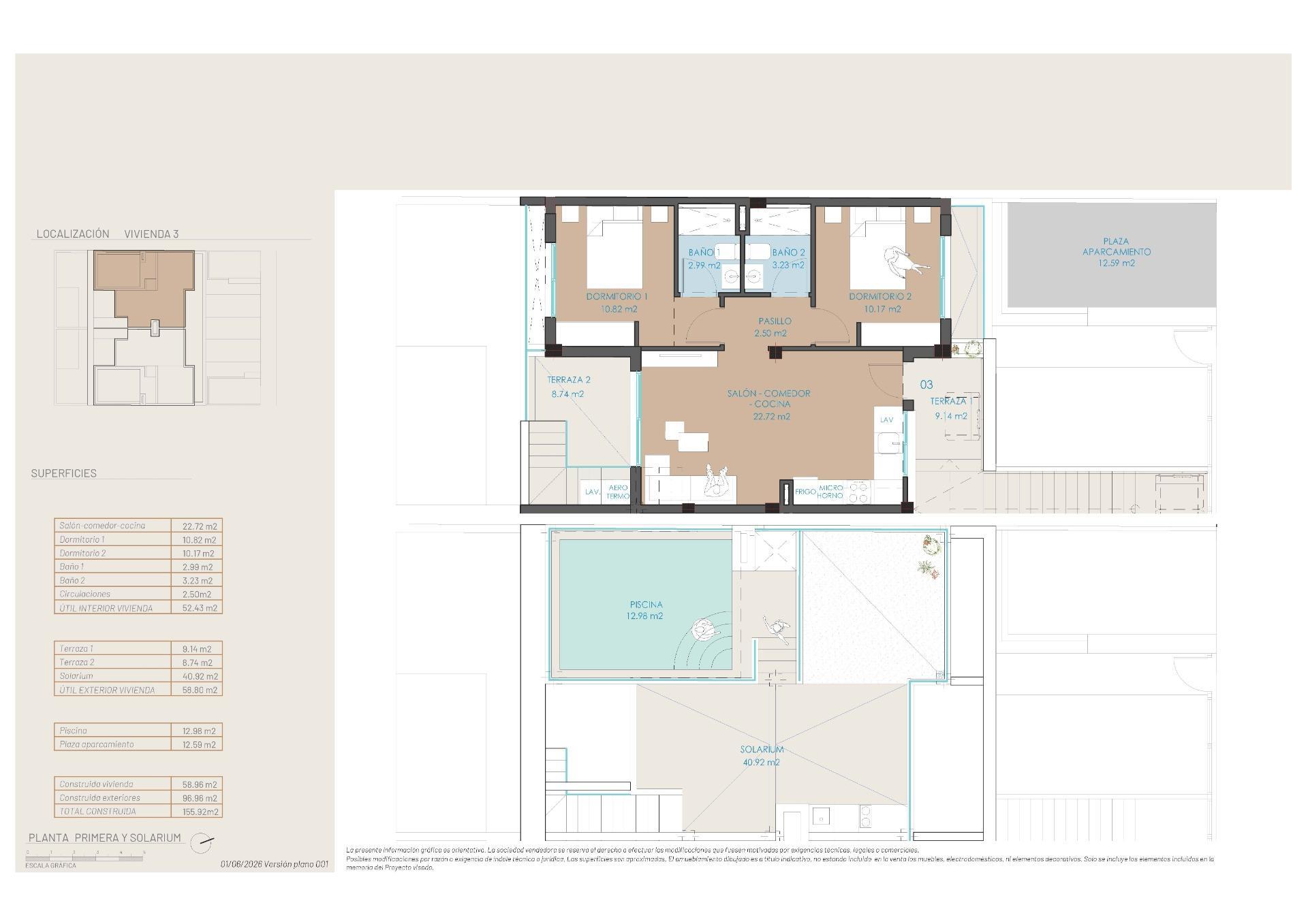 Bungalows neufs exclusifs avec piscine privée à San Pedro del Pinatar — 9