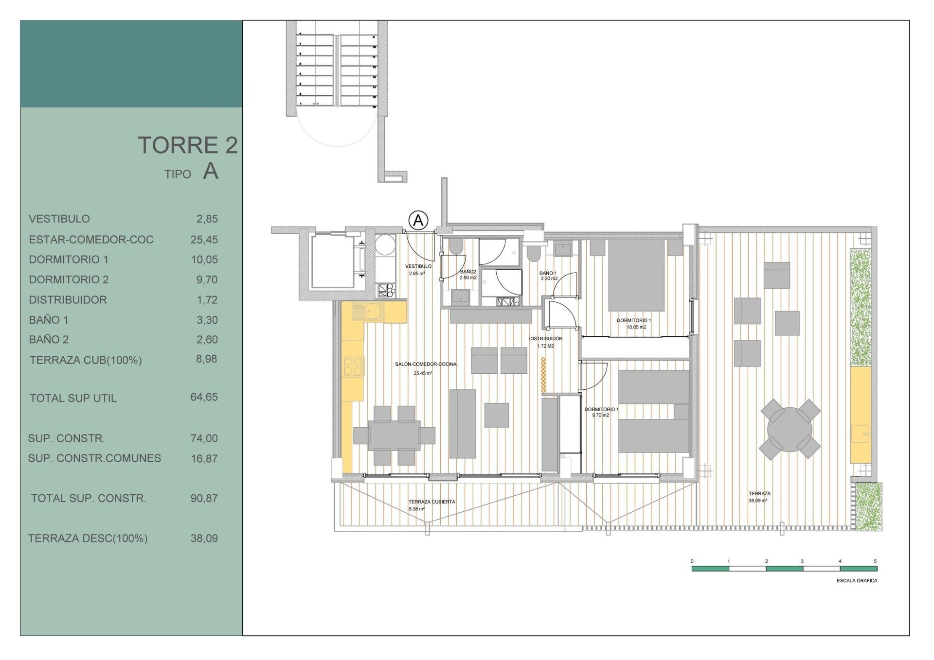 Nowoczesne apartamenty w nowym budynku w pobliżu plaży i mariny w Guardamar del Segura — 5