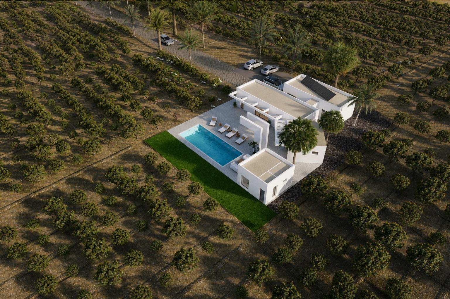 Ekskluzywne, nowo wybudowane wille w Benejuzar, na południowej Costa Blanca — 12