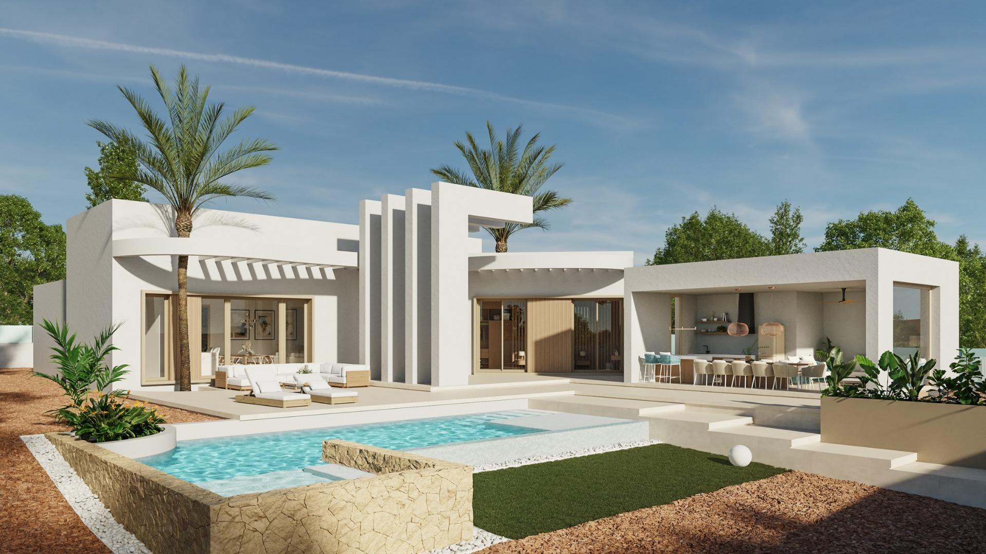 Ekskluzywne, nowo wybudowane wille w Benejuzar, na południowej Costa Blanca — 4