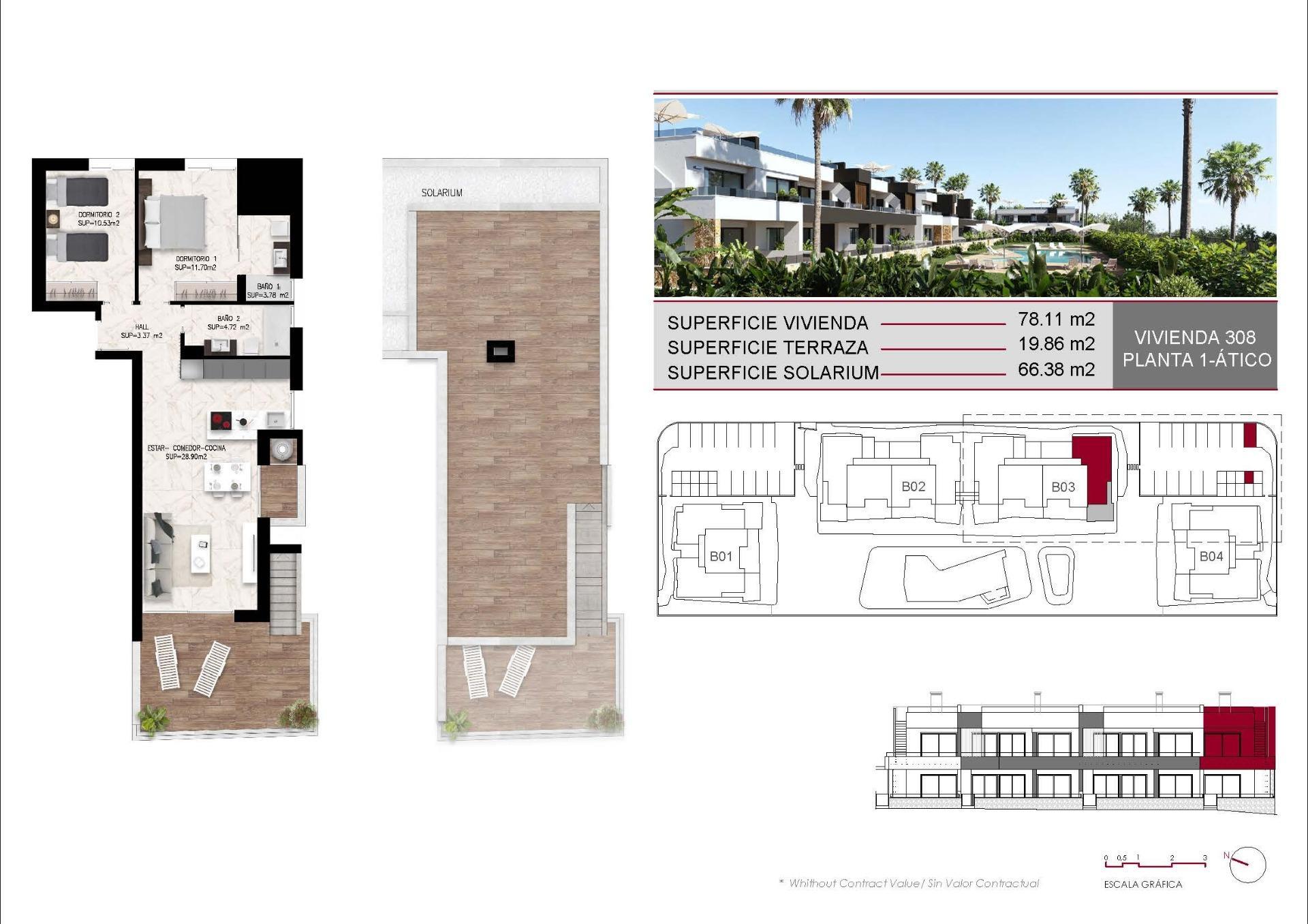 Bungalows neufs à vendre à Lo Marabu, Ciudad Quesada, Costa Blanca Sud — 10
