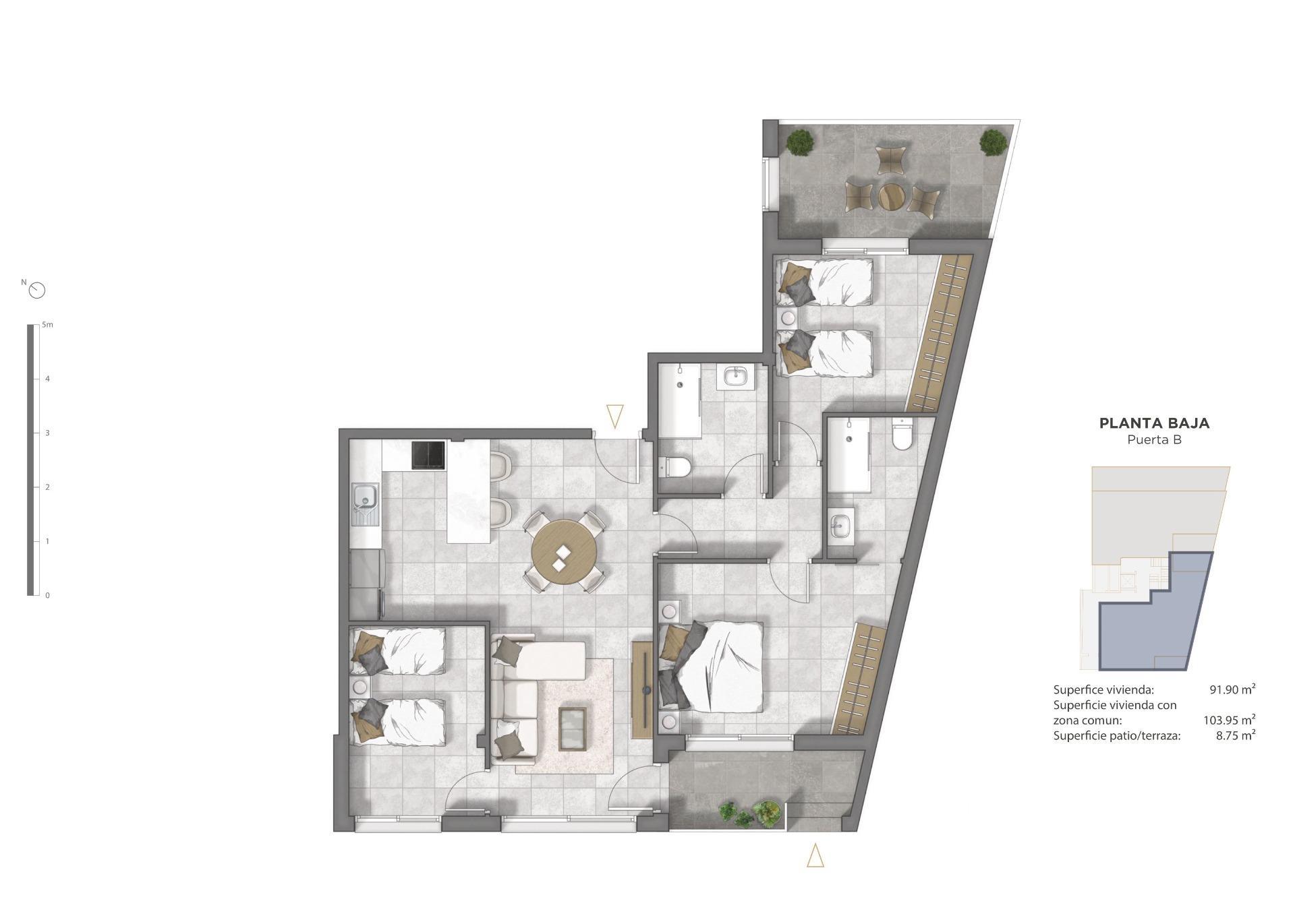 New Development Apartments in Central Guardamar del Segura, Costa Blanca — 8