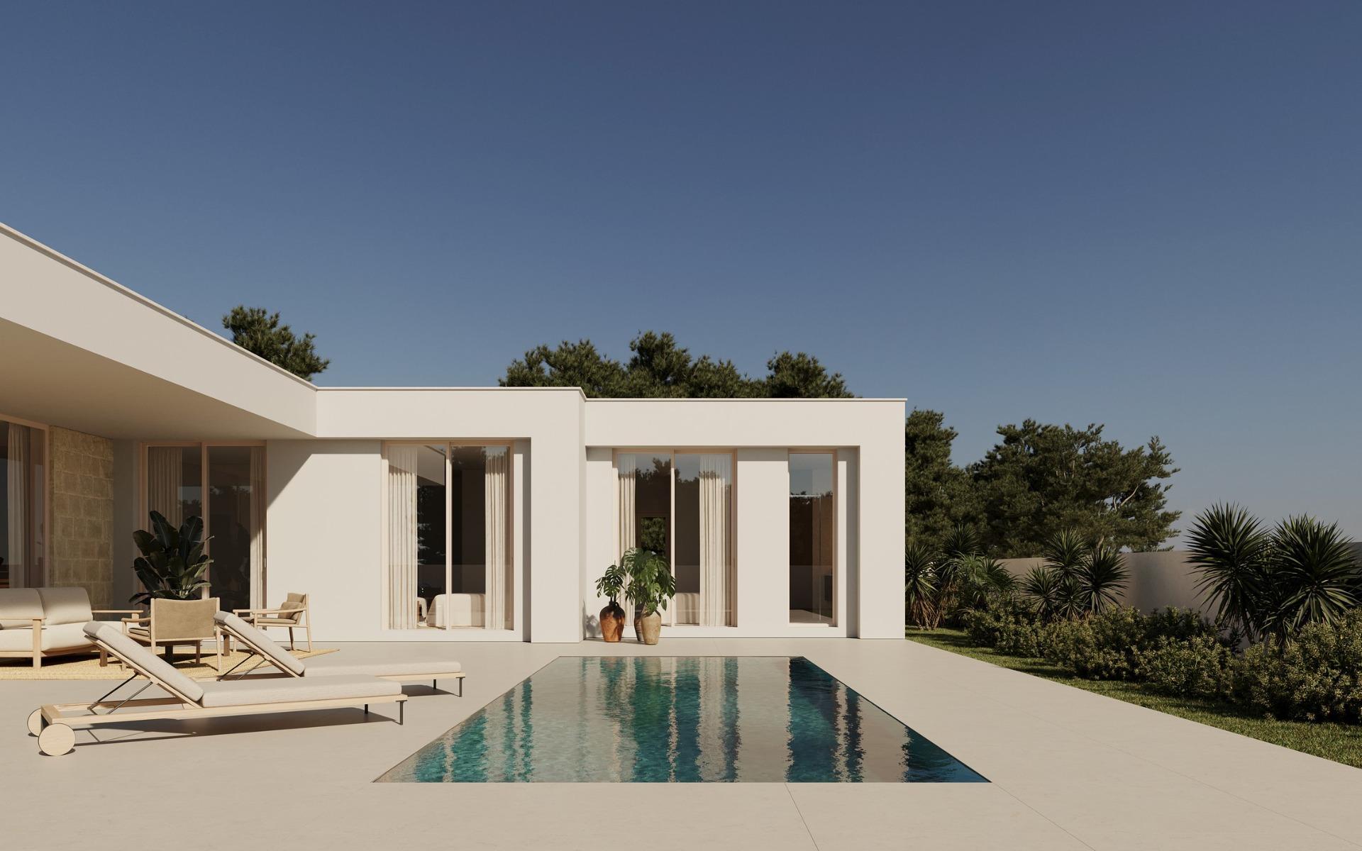 Nieuwbouwwilla’s in moderne stijl in Polop Hills met privézwembad — 2