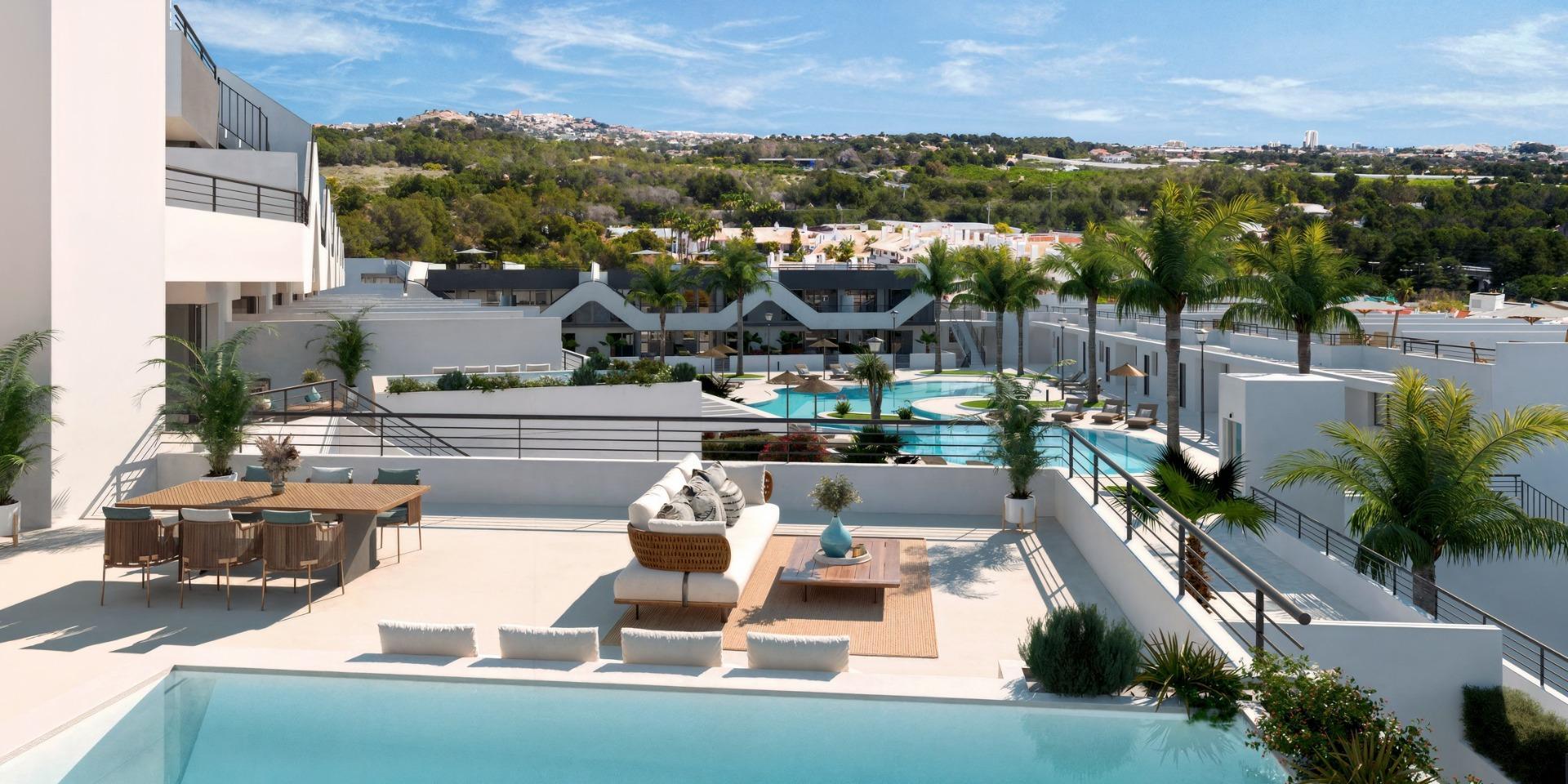 New Build Apartments with Open Views in Alfaz del Pi — 3
