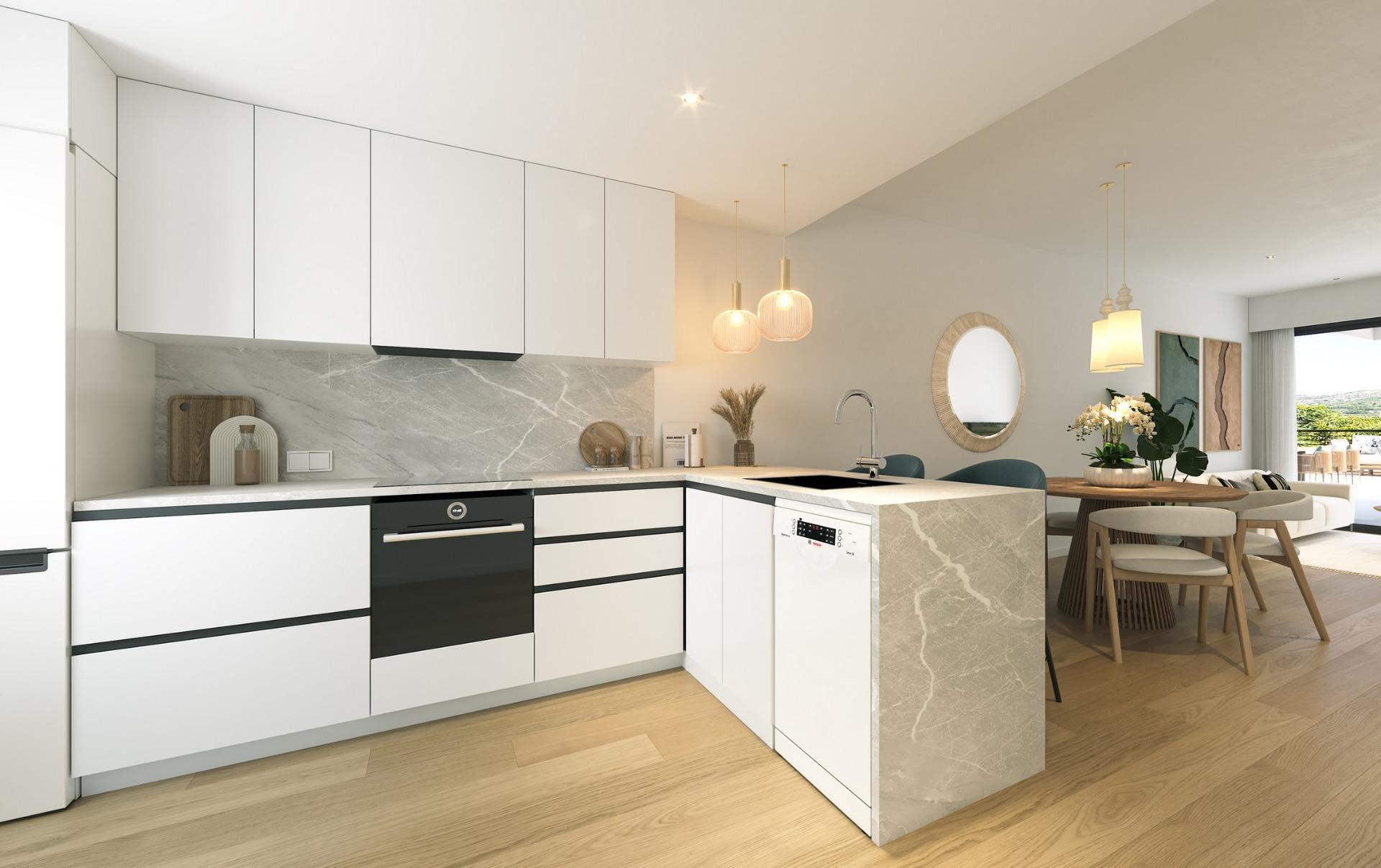 New Build Apartments with Open Views in Alfaz del Pi — 14