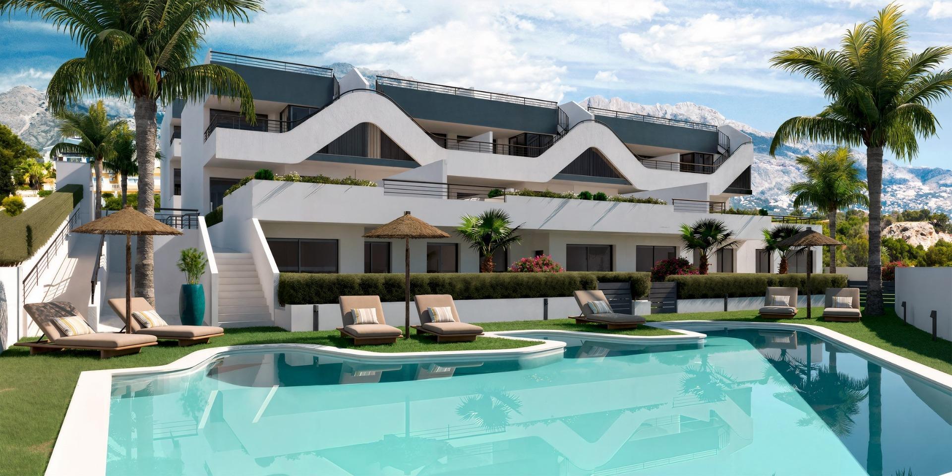 New Build Apartments with Open Views in Alfaz del Pi — 2