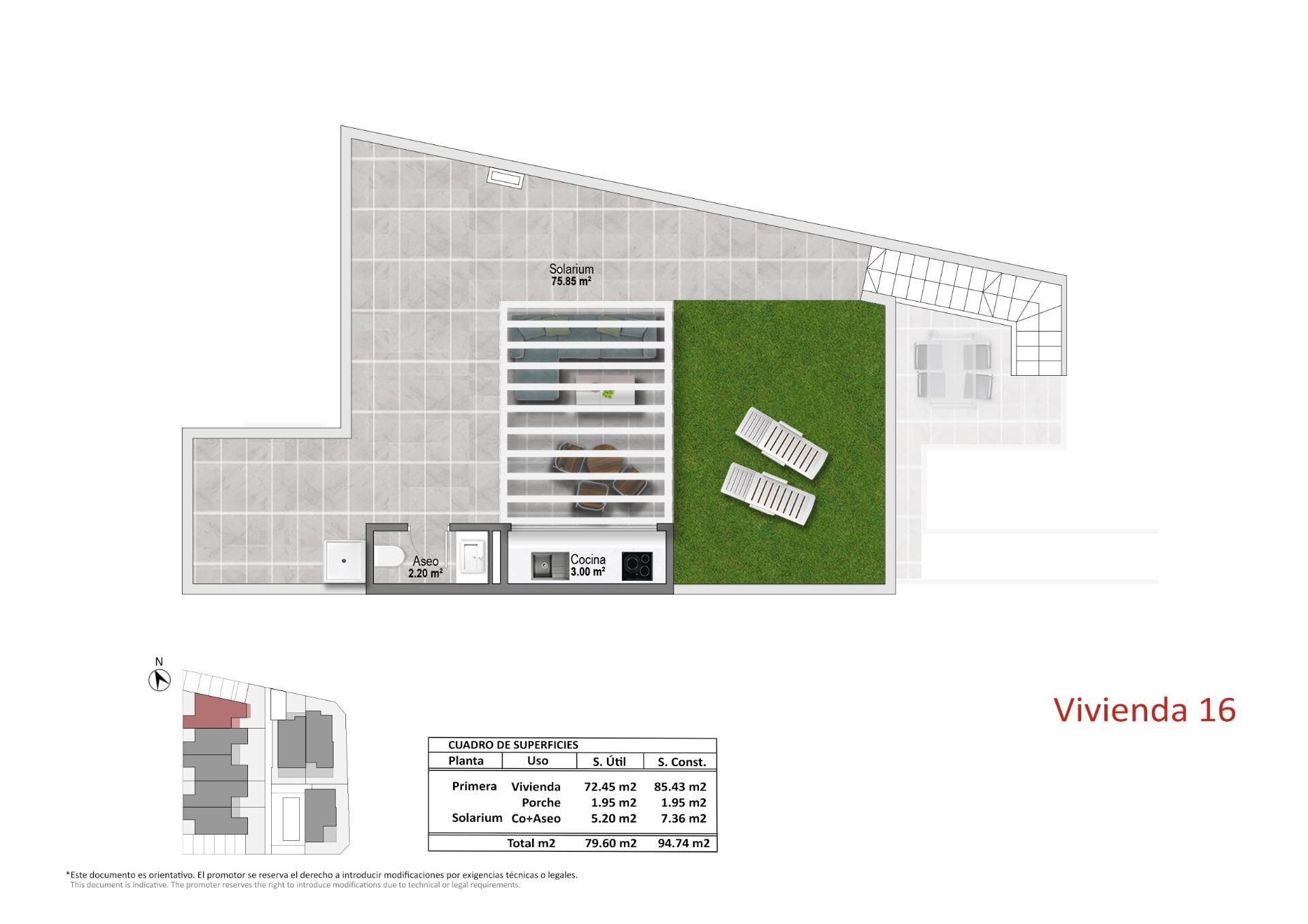 Nowo wybudowane bungalowy w Pilar de la Horadada blisko plaży i centrum miasta — 6