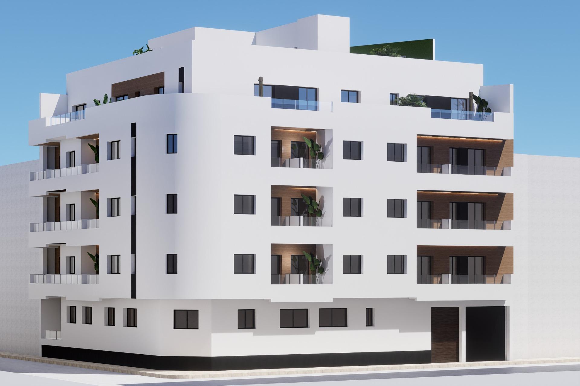 Nowe mieszkania w centrum Torrevieja, w pobliżu Playa del Cura — 3