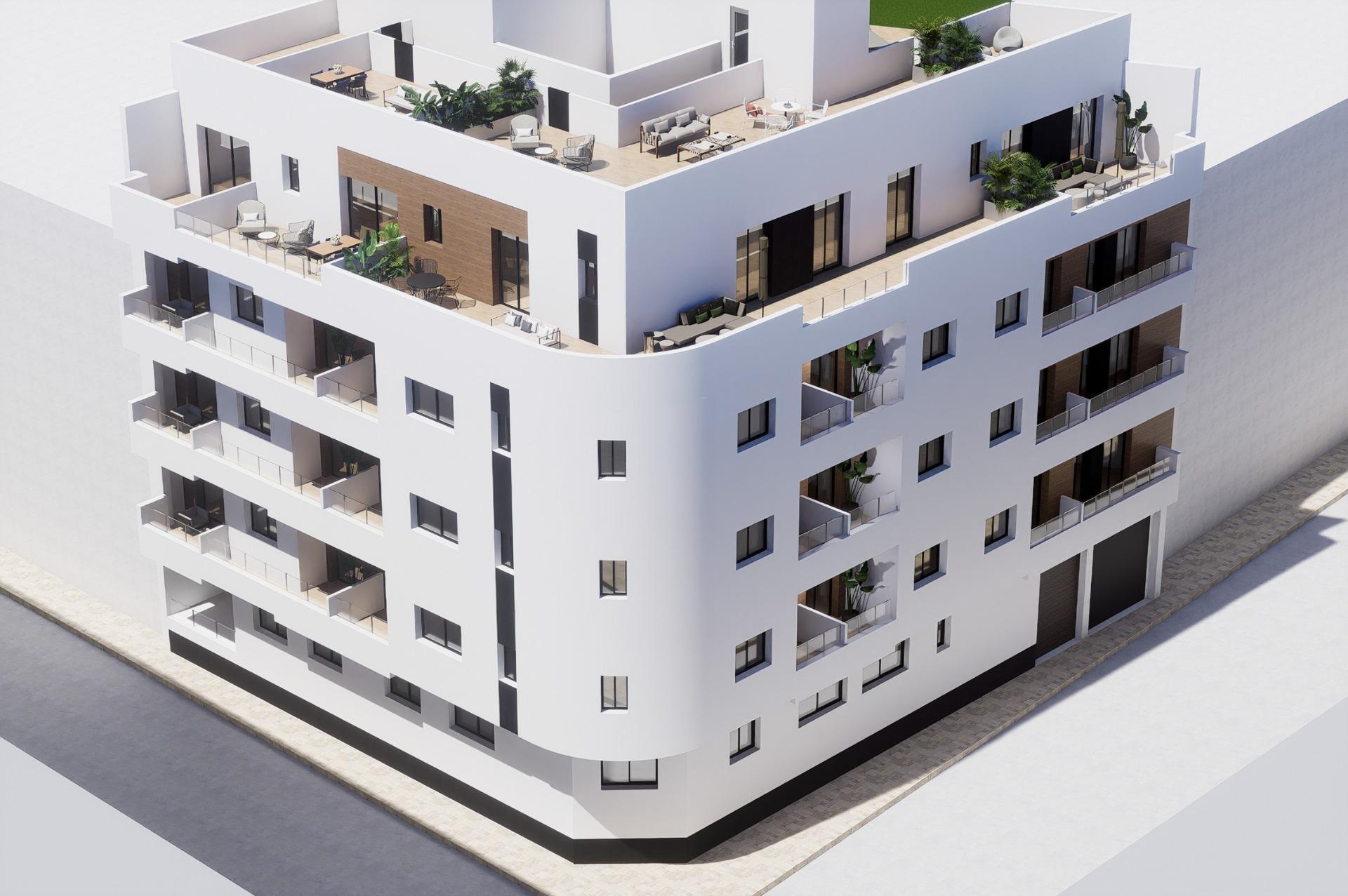 Nowe mieszkania w centrum Torrevieja, w pobliżu Playa del Cura — 2