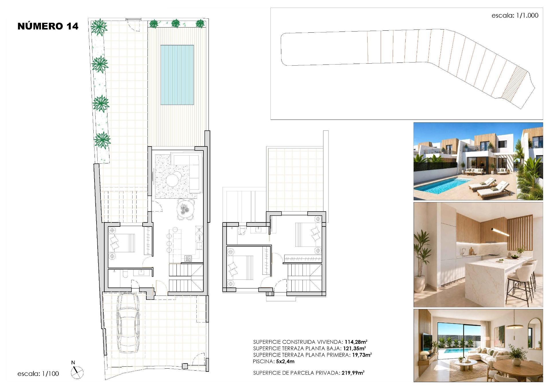 Новые таунхаусы в курортном комплексе «Santa Rosalia Lake and Life Resort» в Мурсии — 15