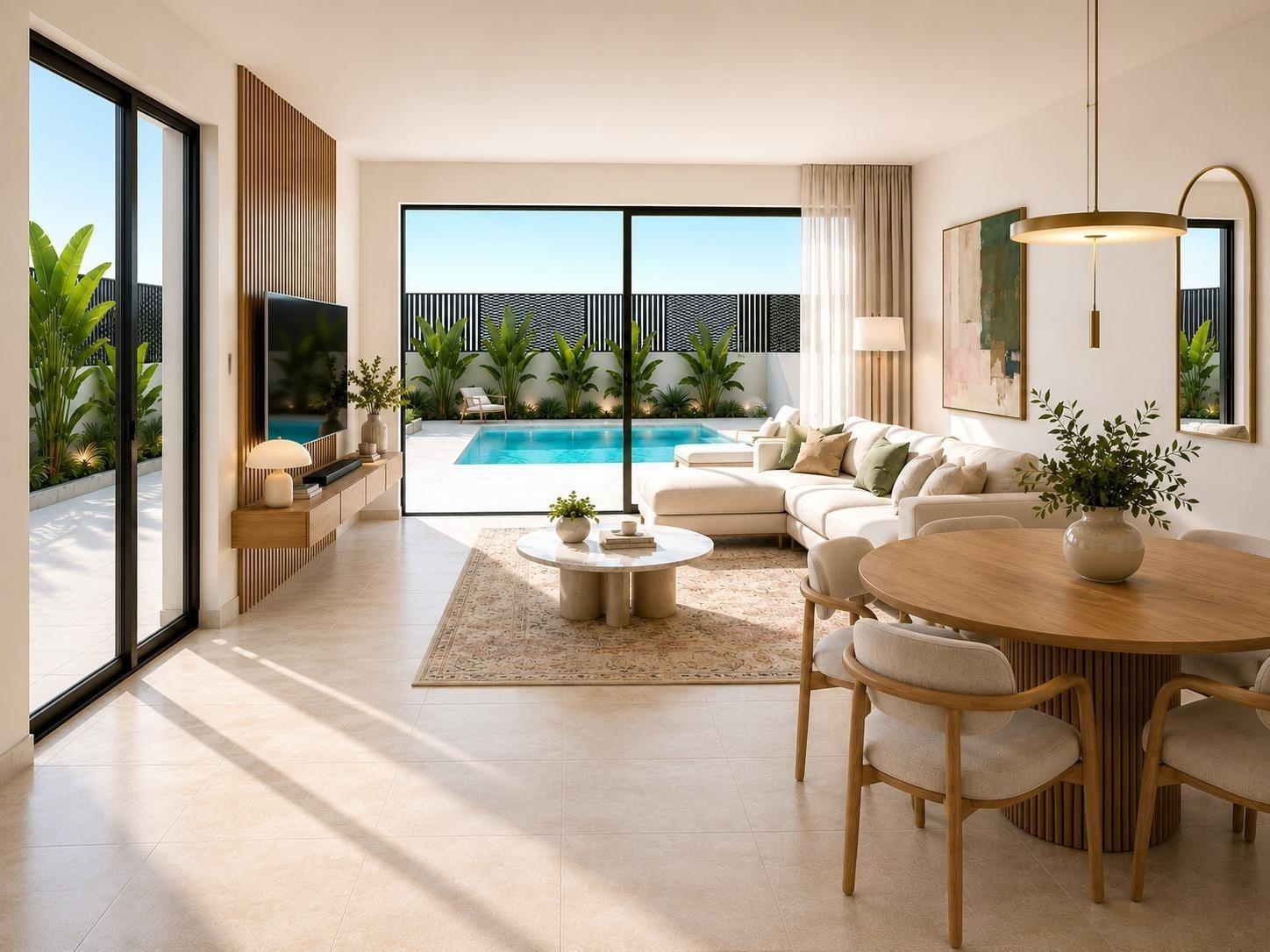 Новые таунхаусы в курортном комплексе «Santa Rosalia Lake and Life Resort» в Мурсии — 2
