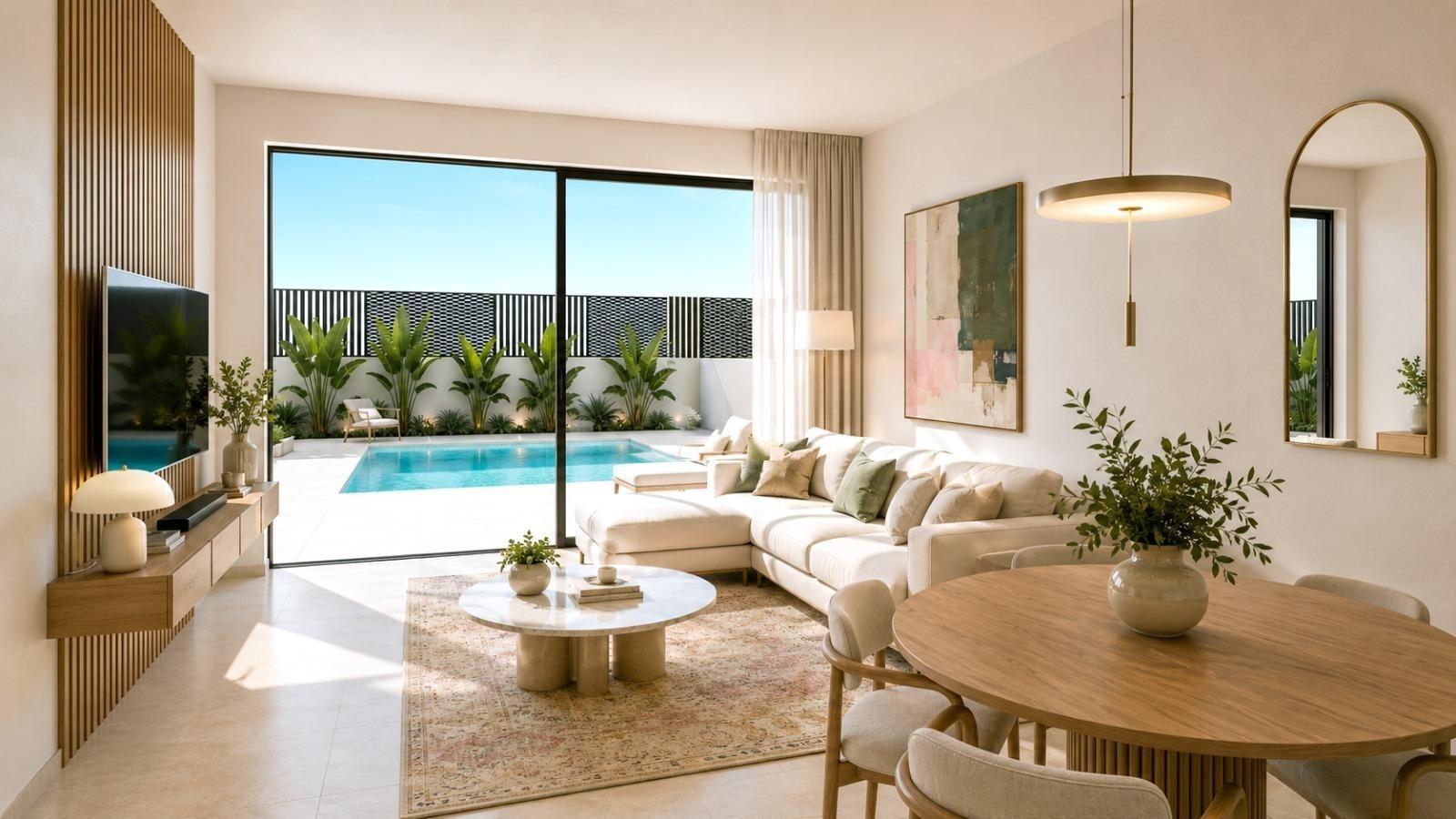 Новые таунхаусы в курортном комплексе «Santa Rosalia Lake and Life Resort» в Мурсии — 5