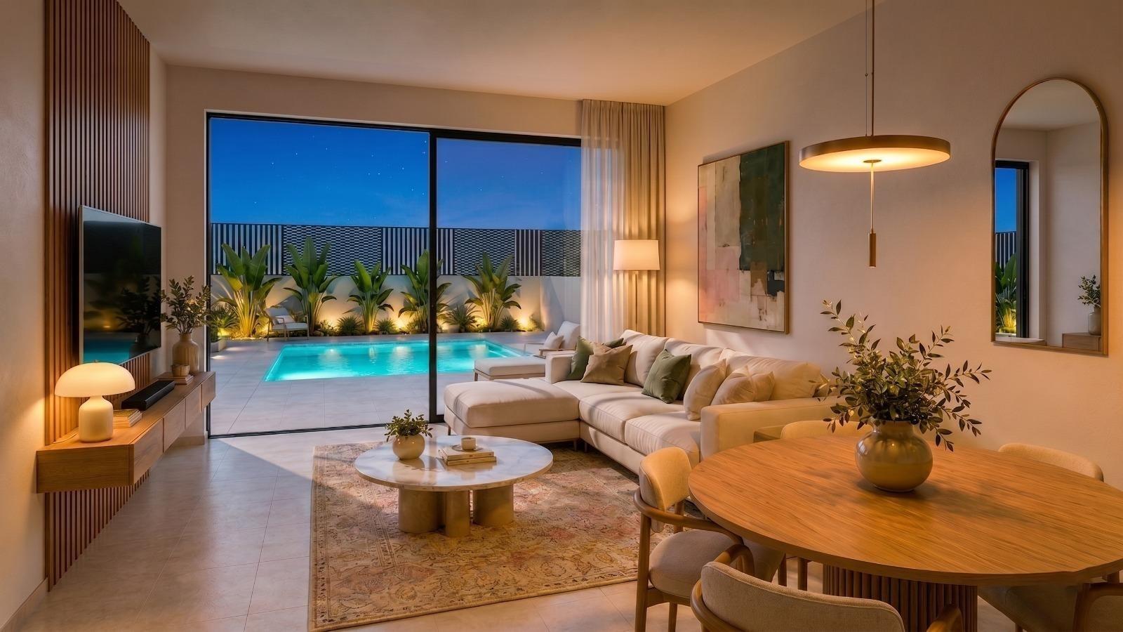 Новые таунхаусы в курортном комплексе «Santa Rosalia Lake and Life Resort» в Мурсии — 6