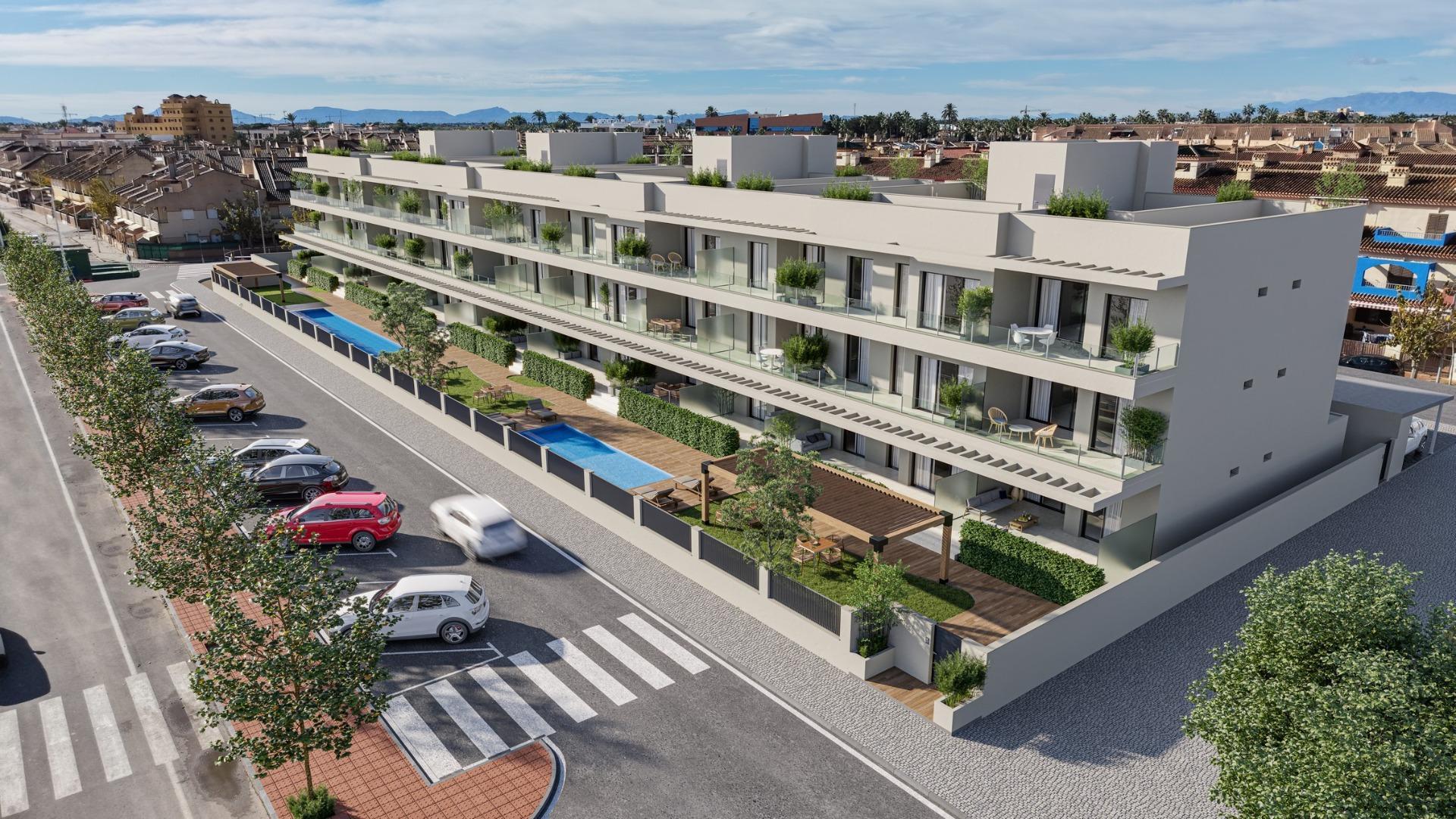 Apartamentos de nueva construcción a 250 m de la playa de Los Narejos, en Los Alcázares — 4