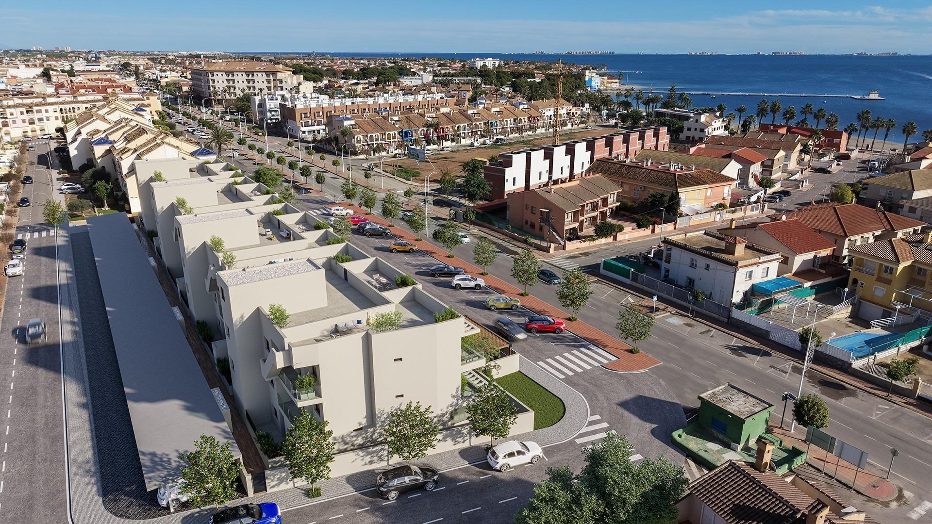 Apartamentos de nueva construcción a 250 m de la playa de Los Narejos, en Los Alcázares — 11
