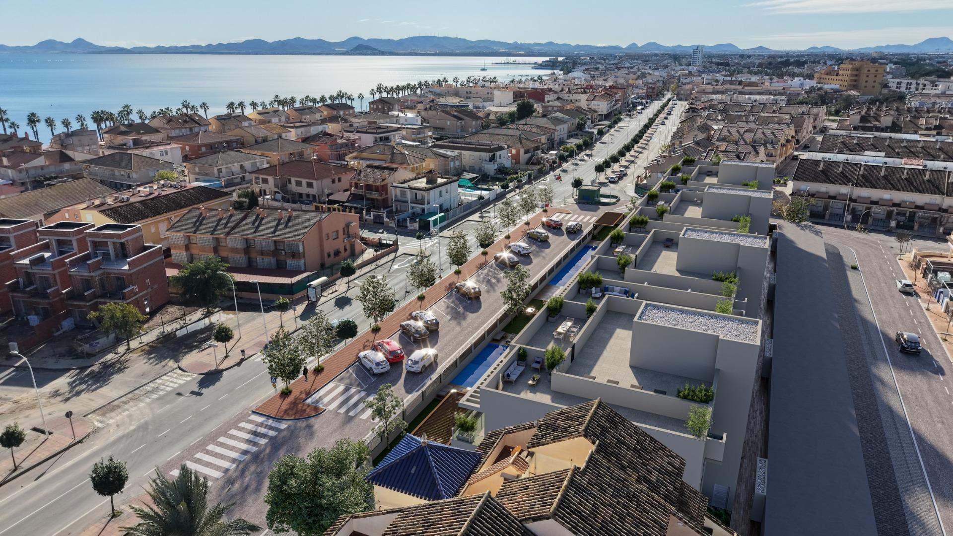 Apartamentos de nueva construcción a 250 m de la playa de Los Narejos, en Los Alcázares — 2