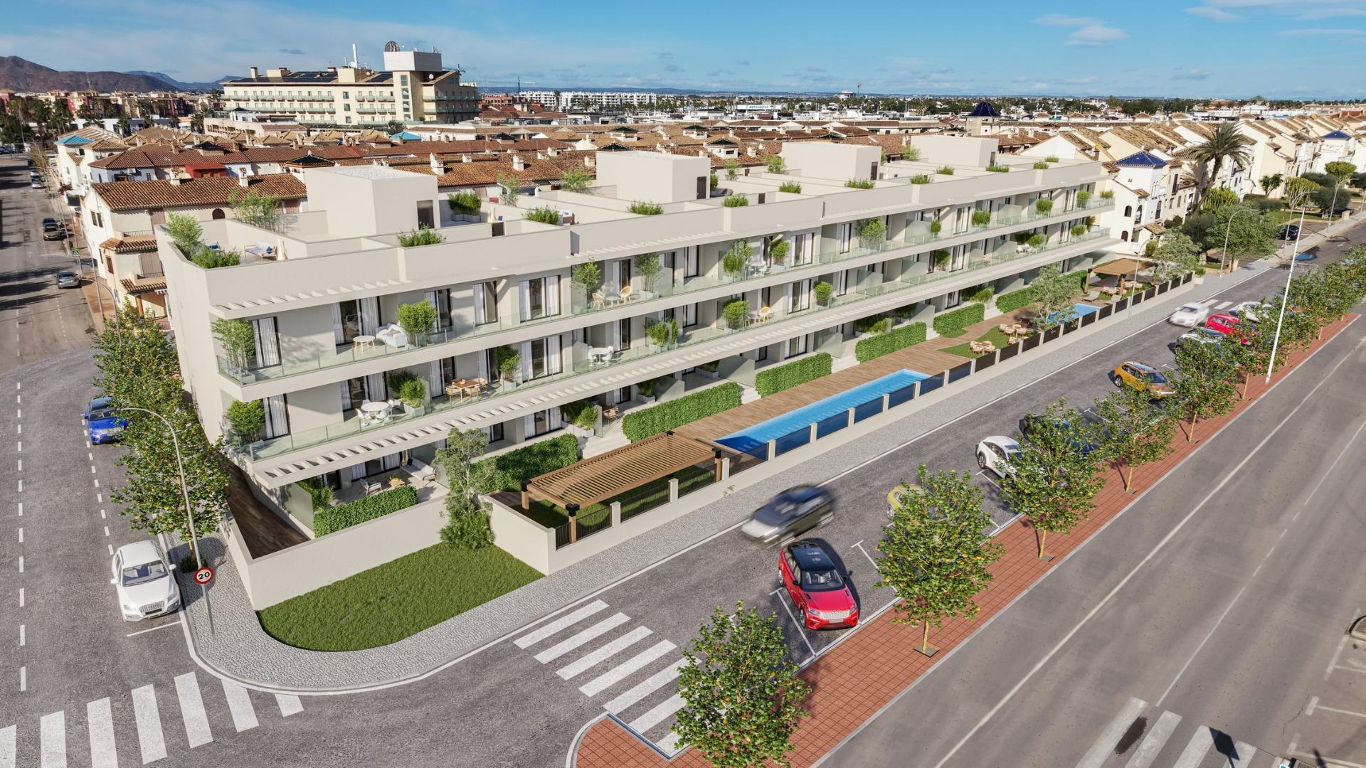 Apartamentos de nueva construcción a 250 m de la playa de Los Narejos, en Los Alcázares — 3