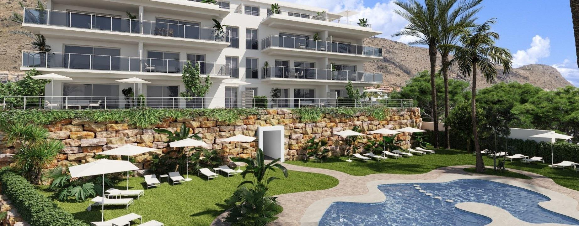Apartamentos y adosados de lujo de nueva construcción en Sierra Cortina Resort