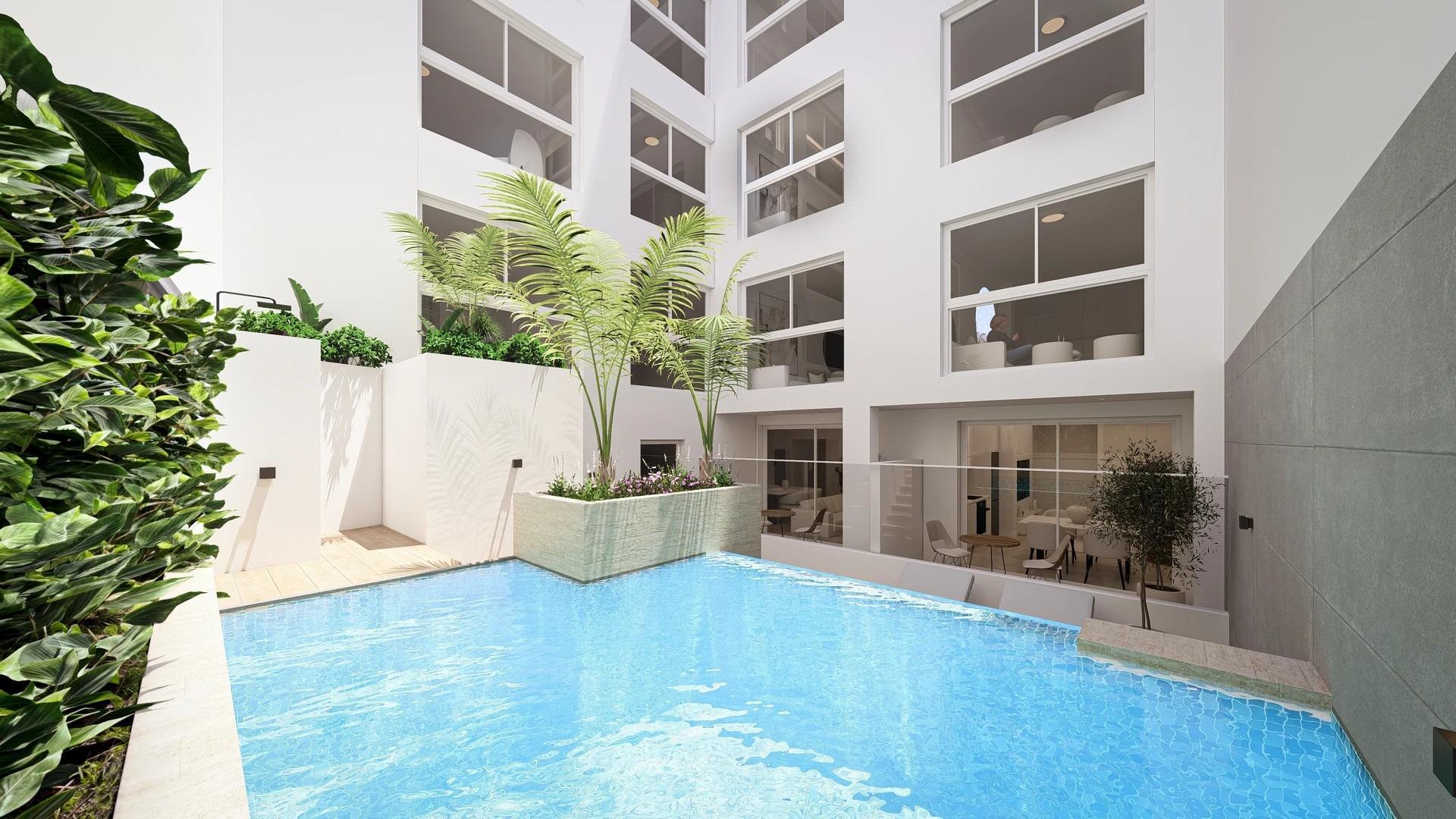Estudios y apartamentos de nueva construcción en el centro de Torrevieja, cerca de la playa — 5