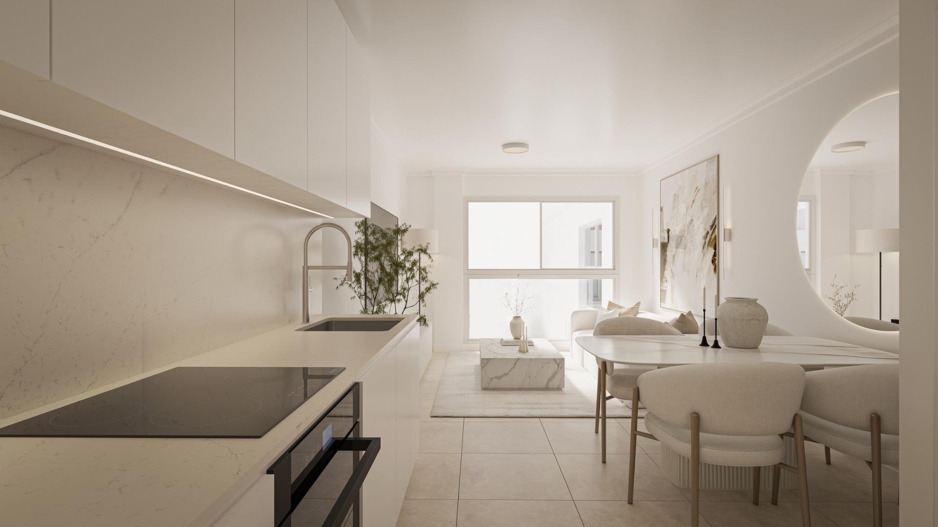 Nowo wybudowane kawalerki i apartamenty w centrum Torrevieja, w pobliżu plaży — 9