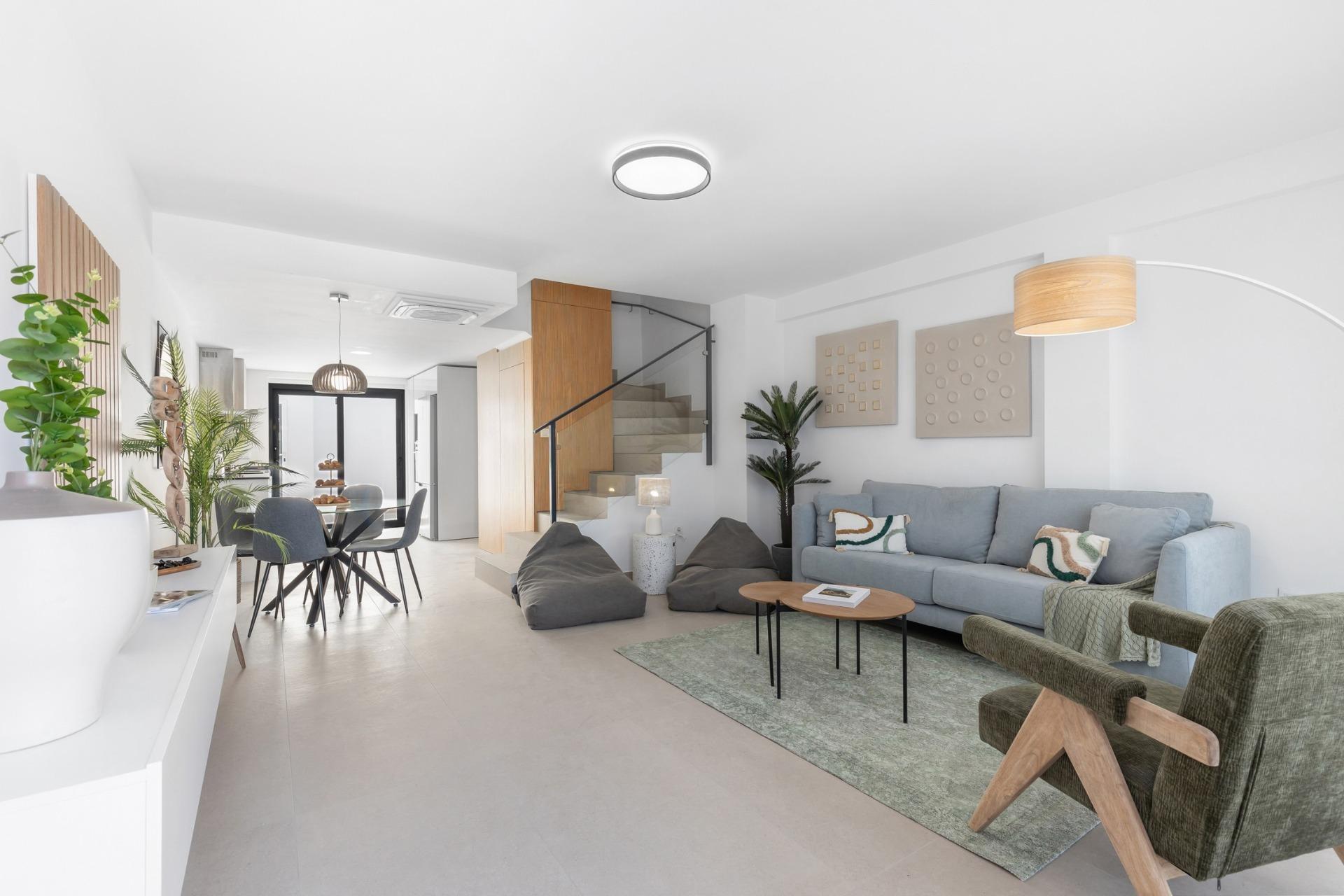 Modern Townhouses with Solarium and Basement in Rafal, Alicante — 10