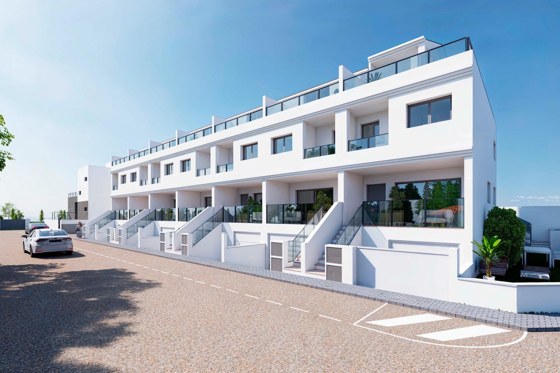 Modern Townhouses with Solarium and Basement in Rafal, Alicante — 3