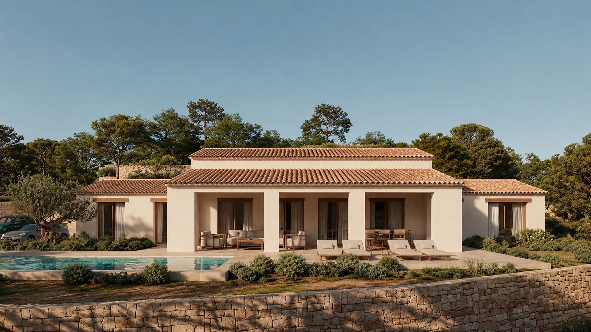 New Build Mediterranean Villa on a Large Plot in Benissa