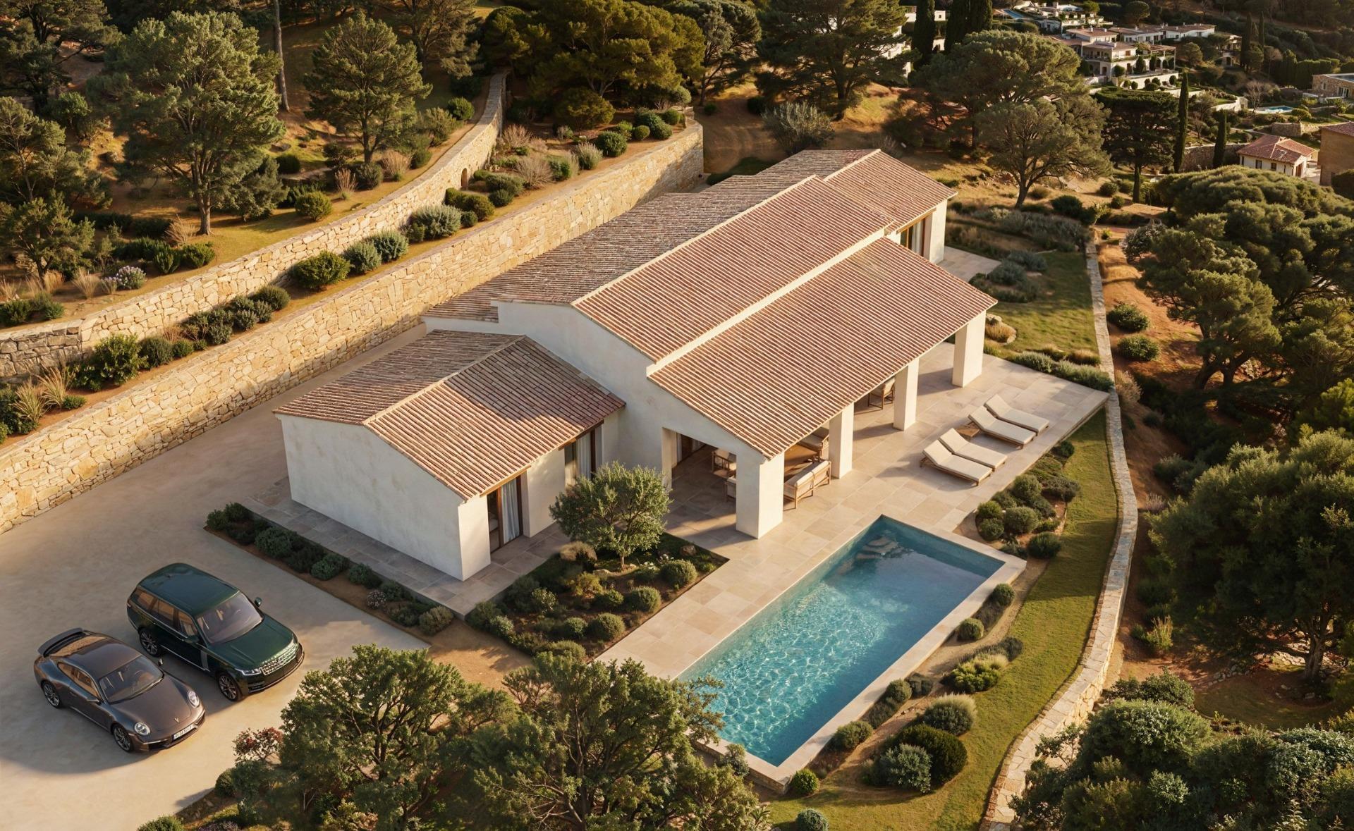 Villa mediterránea de nueva construcción en una amplia parcela en Benissa — 2