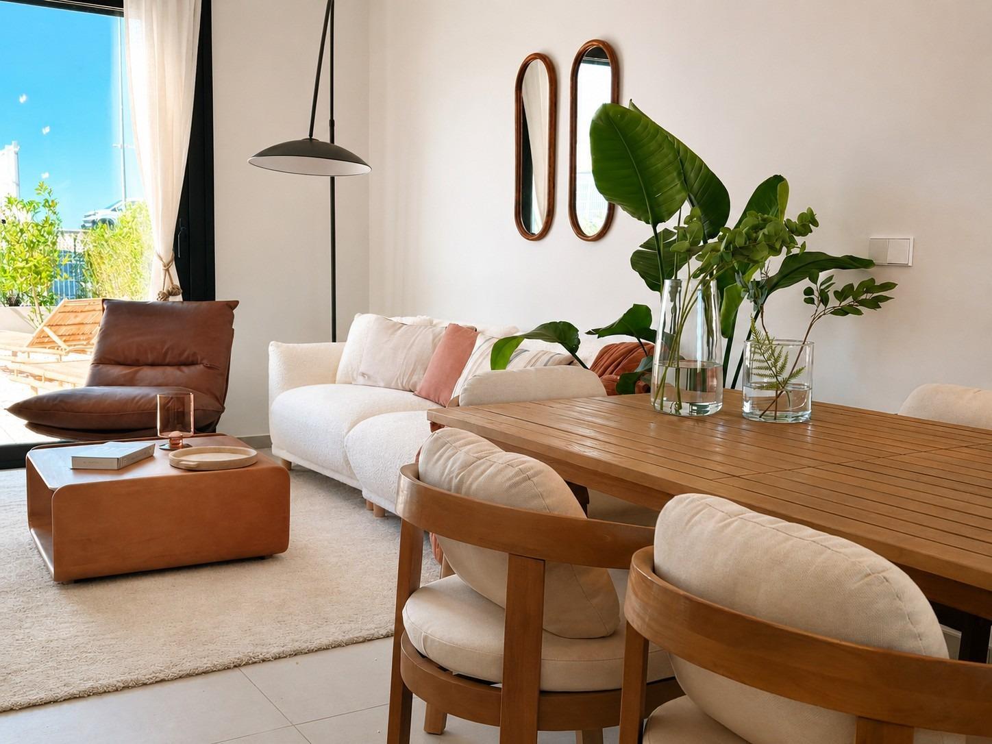 Nieuwbouwwoningen: instapklare rijhuizen en halfvrijstaande villa’s in het Altaona Golf Resort, Murcia — 13