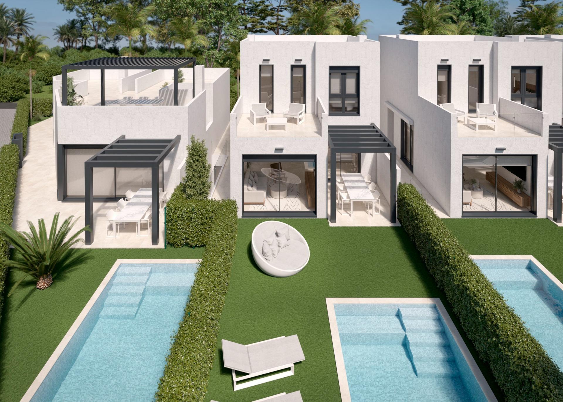 Виллы новой постройки с частным бассейном в курортном комплексе «Santa Rosalia Lake and Life Resort», Мурсия — 2