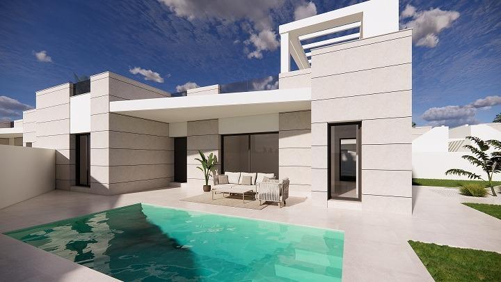 Nowe wille z prywatnym basenem i solarium w San Luis, Torrevieja — 5