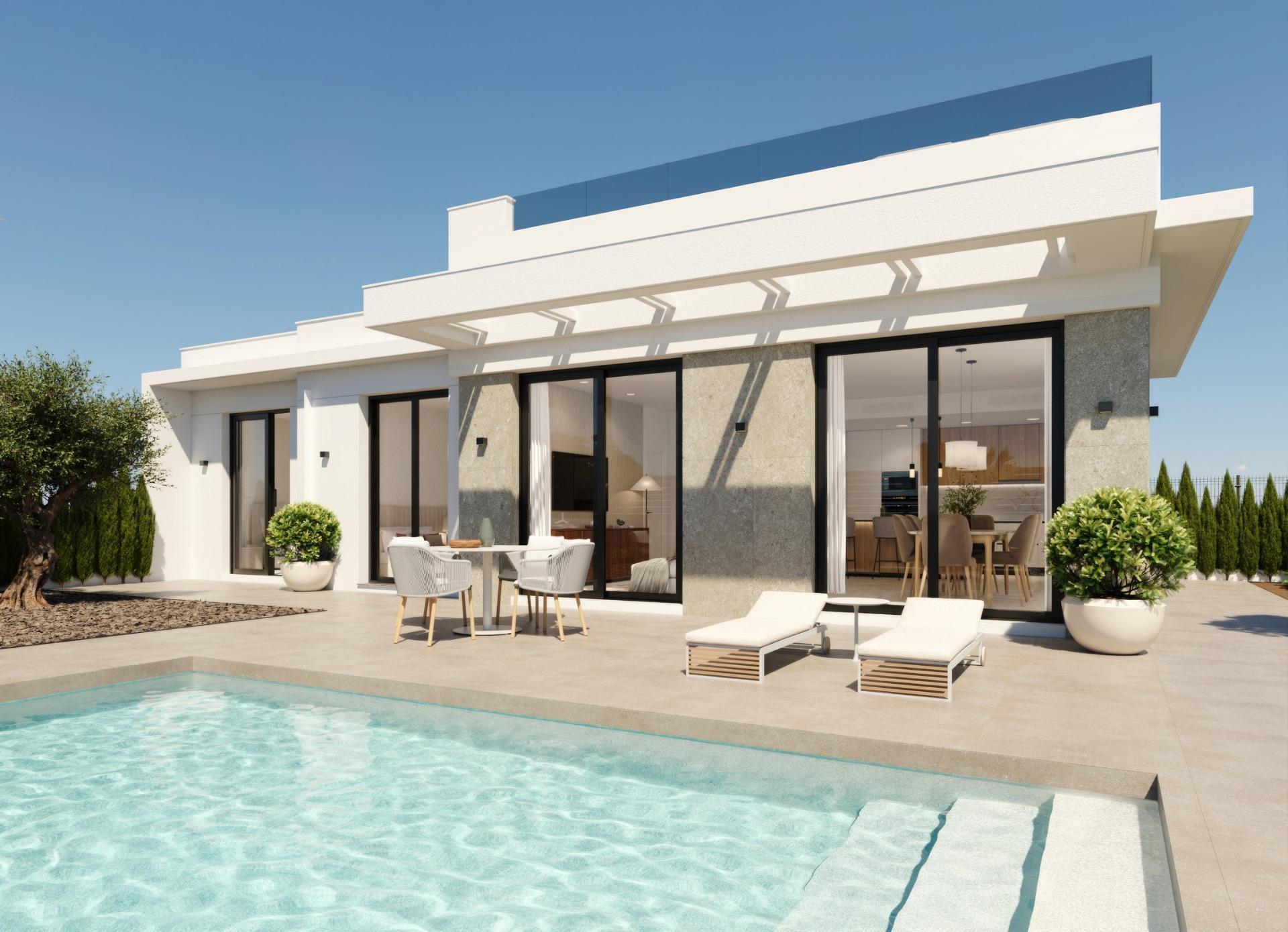 Новые виллы в Hacienda del Álamo Golf Resort, Мурсия